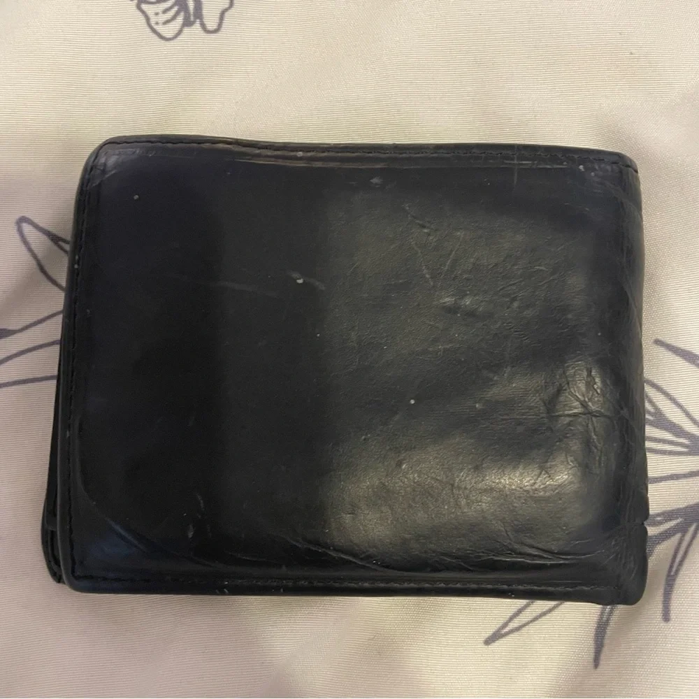Guess‎ Black Leather Card Wallet